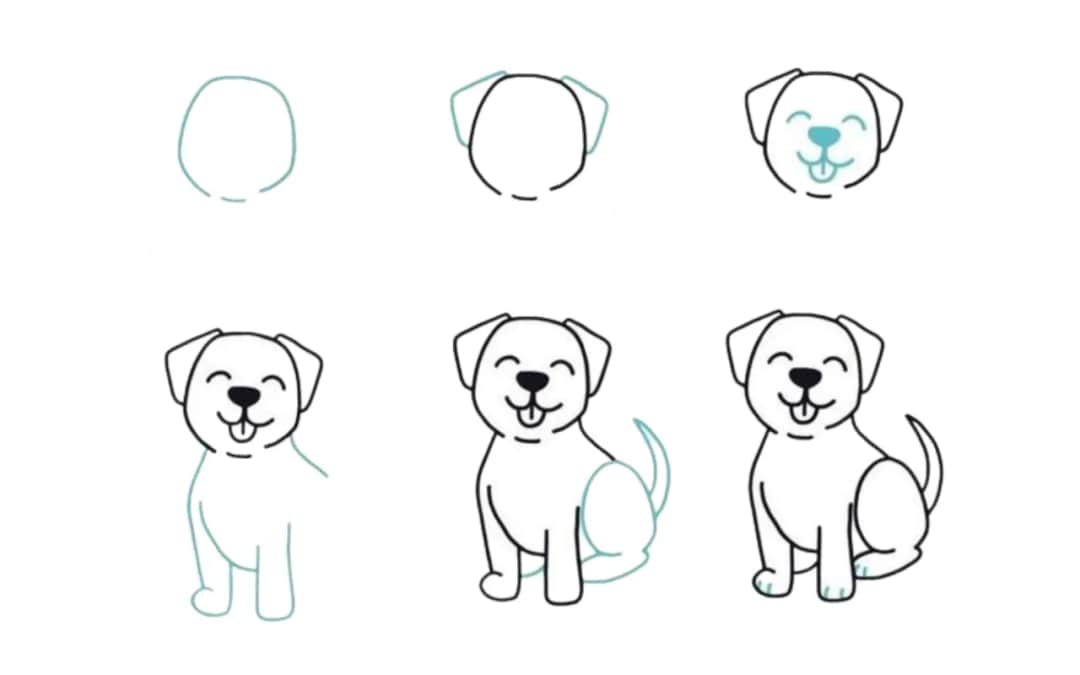 Szczeniak krok po kroku: Narysuj go łatwo, nawet bez talentu!